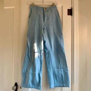 baby blue western pants 🌧️